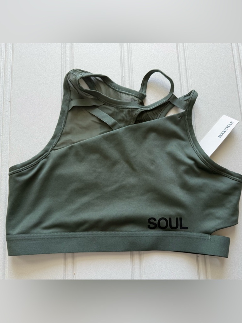 SOULCYCLE Nike Swoosh Rebel Slash Sports Bra Medium NEW 1942